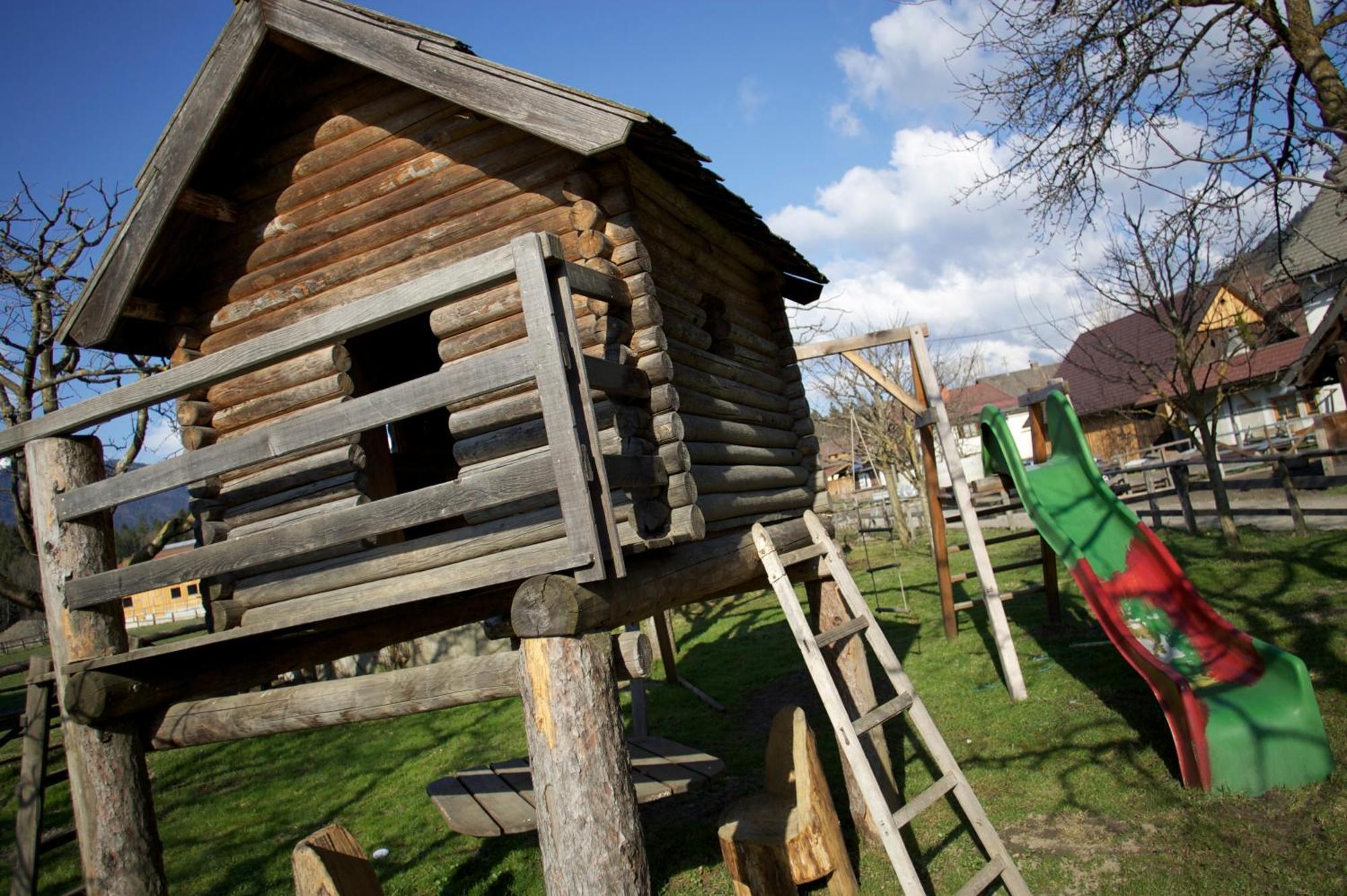 Holzblockhaeuser Fam. Schabus Hermagor-Pressegger See Eksteriør bilde